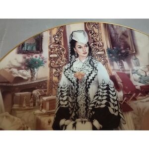Gone With the Wind collector plate, 'Black and White Bengaline Dress,' fourth...